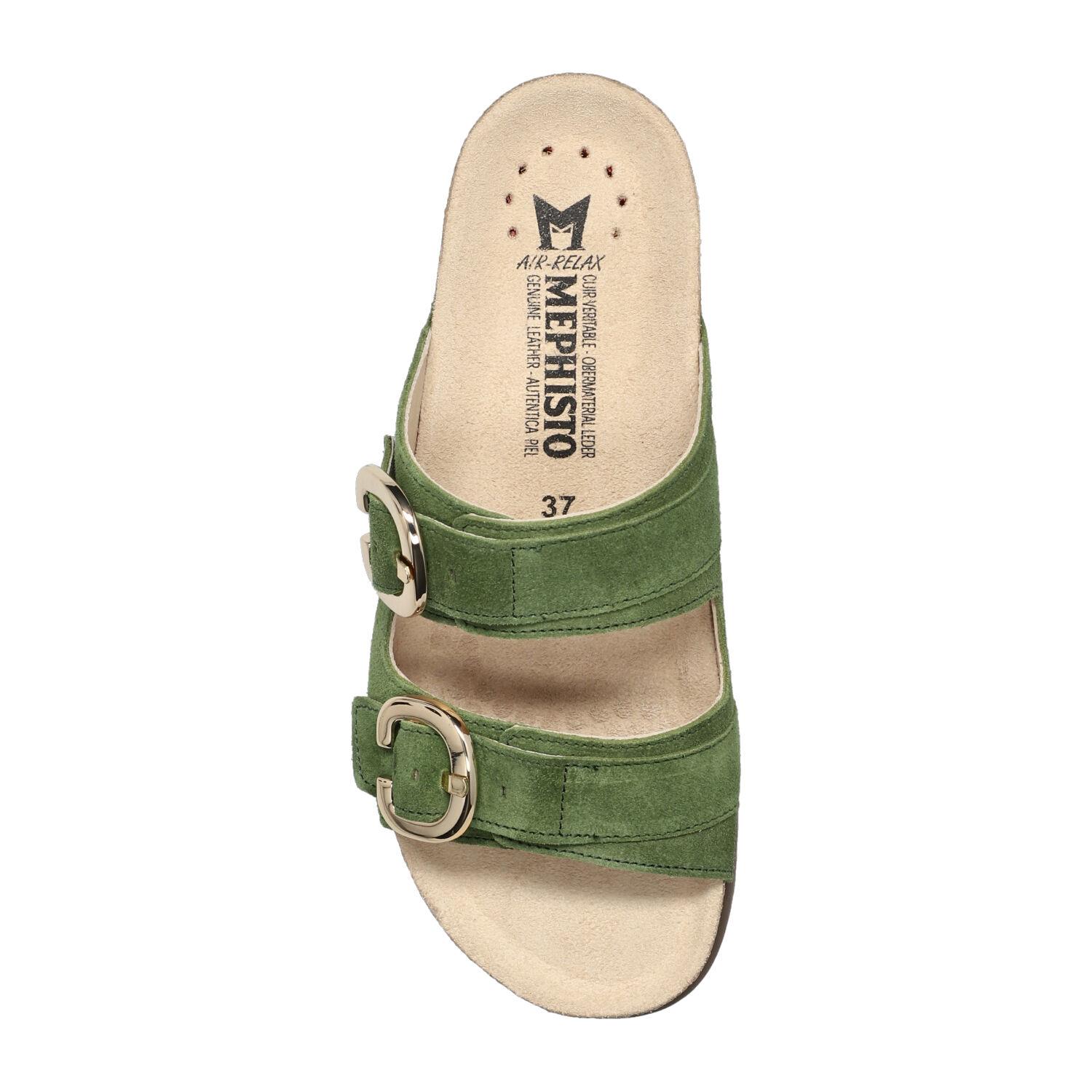 mules femme modèle Iara Vert olive - Mephisto